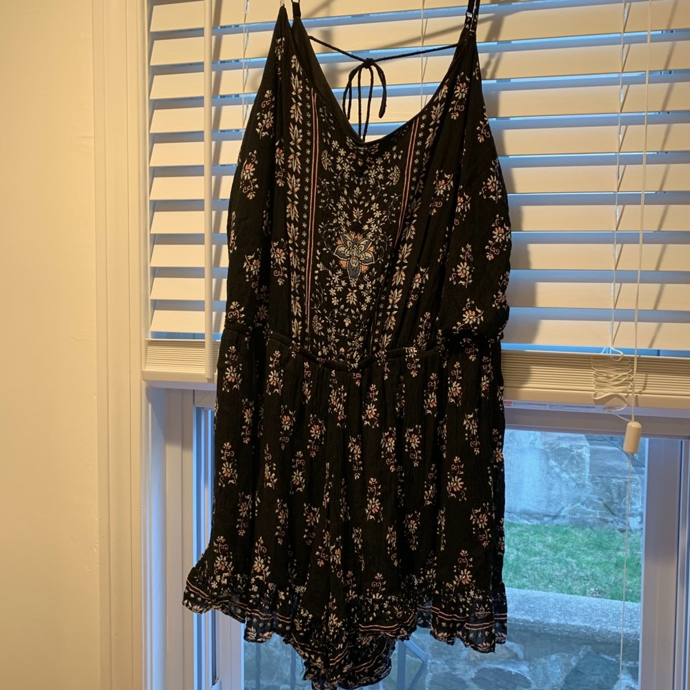 Floral Print Romper